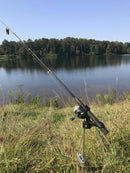 Brocraft Bank Fishing Rod Holder/Ground Adjustable Swivel Rod Holder/Bank Rod Holder