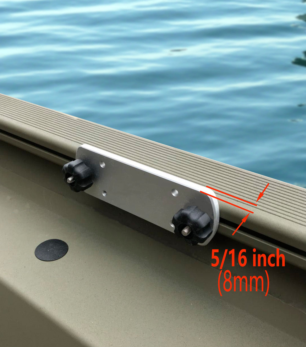 Brocraft Folding Cup Holder For Boat Track Systems - Versatrack & Lund Compatible