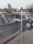 Brocraft Telescopic Transducer Pole with Deck Mount/Telescopic Transducer Pole Transducer Mount/Universal Live Sonar Transducer Mount/Livescope Mount