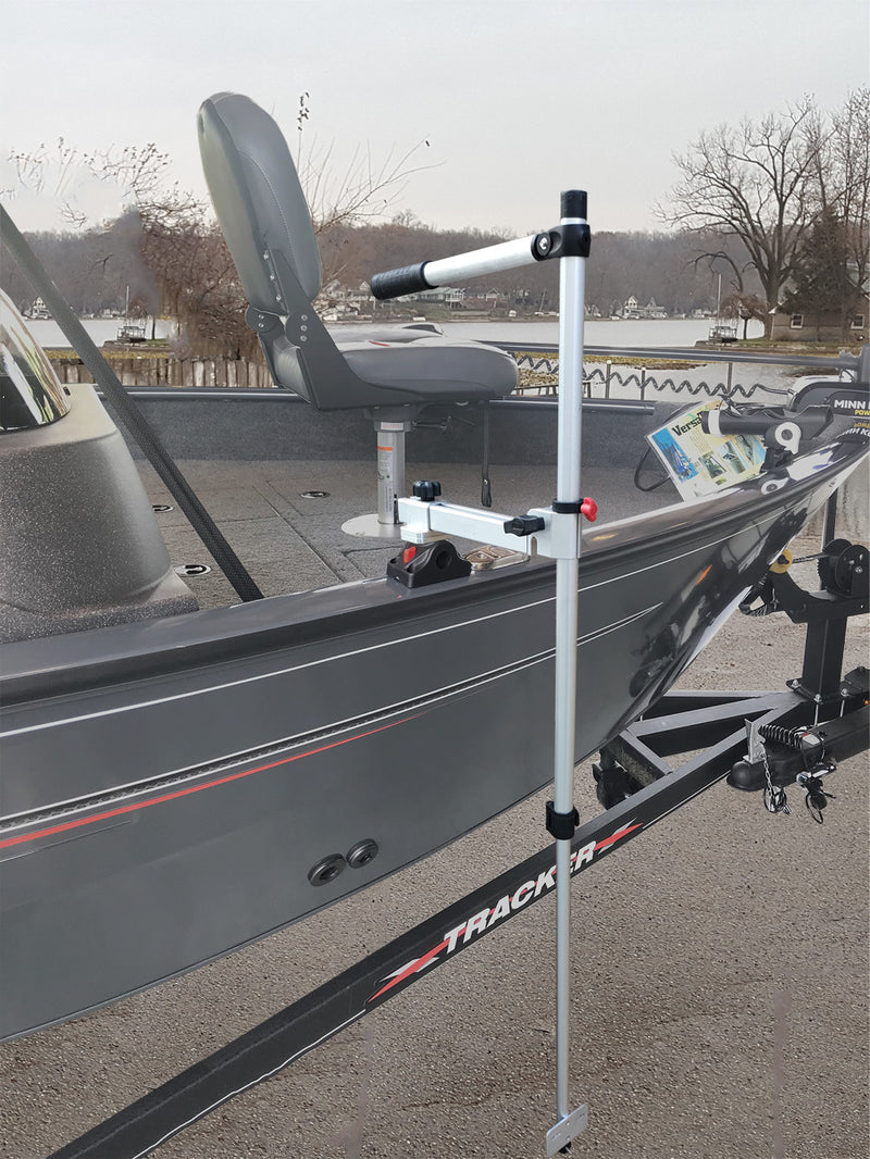 Brocraft Telescopic Transducer Pole with Deck Mount/Telescopic Transducer Pole Transducer Mount/Universal Live Sonar Transducer Mount/Livescope Mount