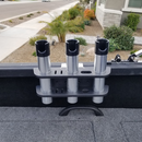 Brocraft Rod Storage for Alumacraft Boat /AlumaTrac Bracket System 3 Rods Storage