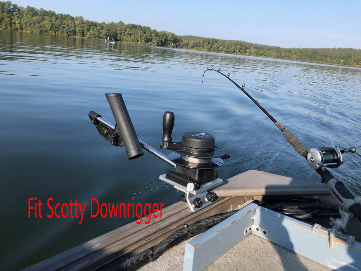 Pontoon Boat Downrigger Mounts For Aluminum Boats Brocraft