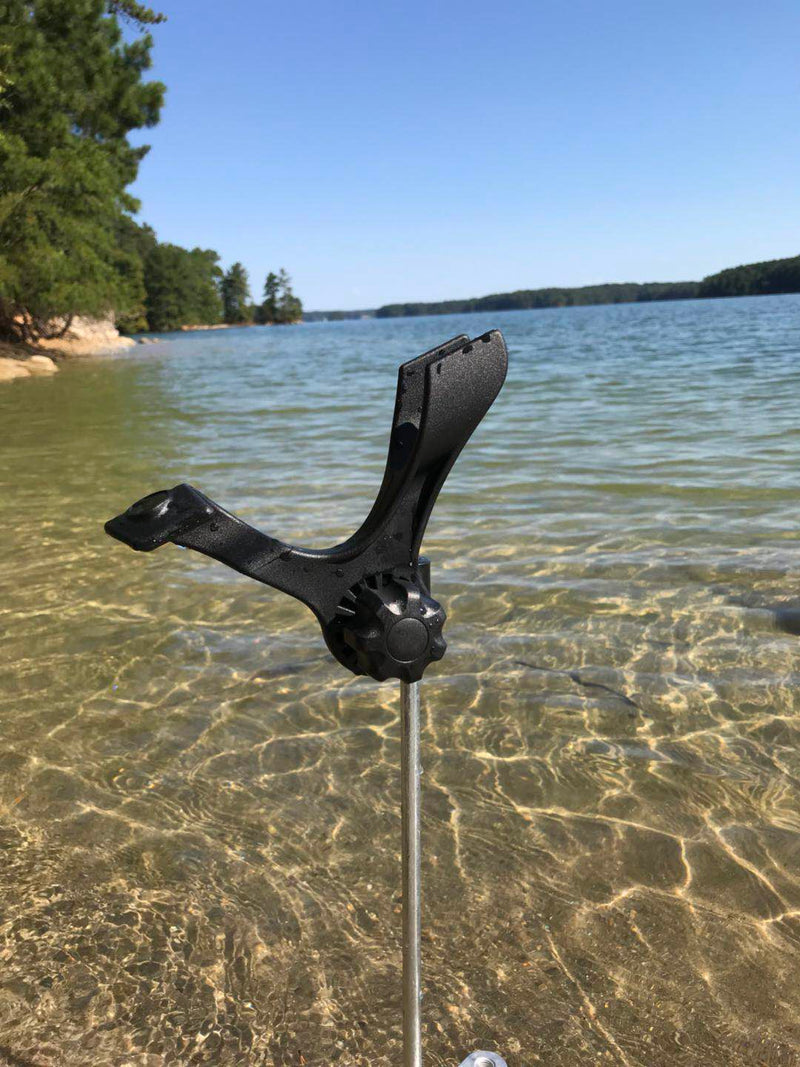fishing rod holder for ground Brocraft Bank Fishing Rod Holder/Ground Adjustable Swivel Rod Holder/B