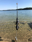 Brocraft Bank Fishing Rod Holder/Ground Adjustable Swivel Rod Holder/Bank Rod Holder