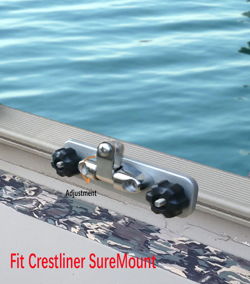 crestliner fishing boat accessories Brocraft Suremount Rod Holder/Crestliner Rod Holder / Crestliner Suremount Accessorieses : Sports & Outdoors Brocraft Rod Holder for Crestliner