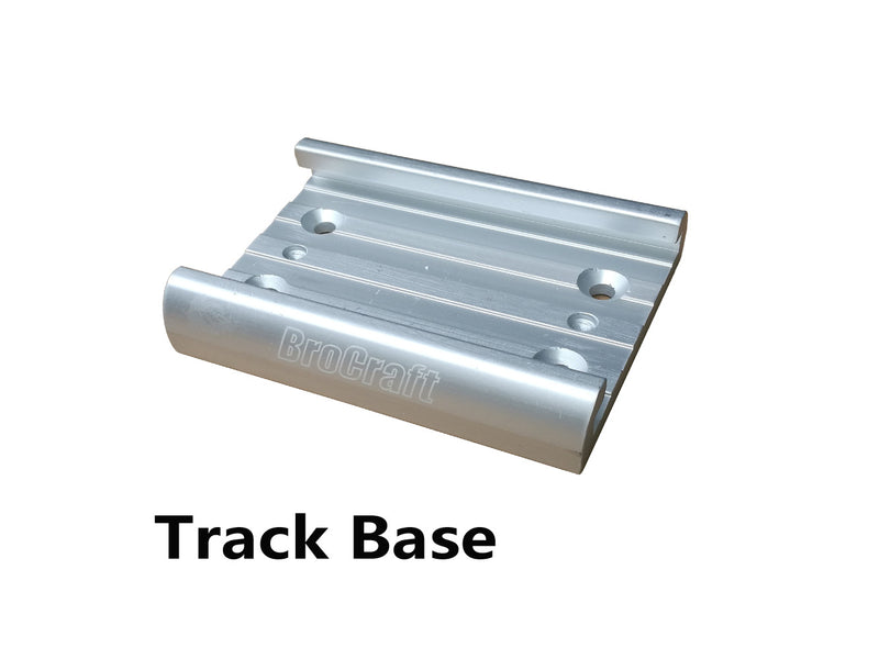 Brocraft Crappie Rod Holder Aluminum Track Base