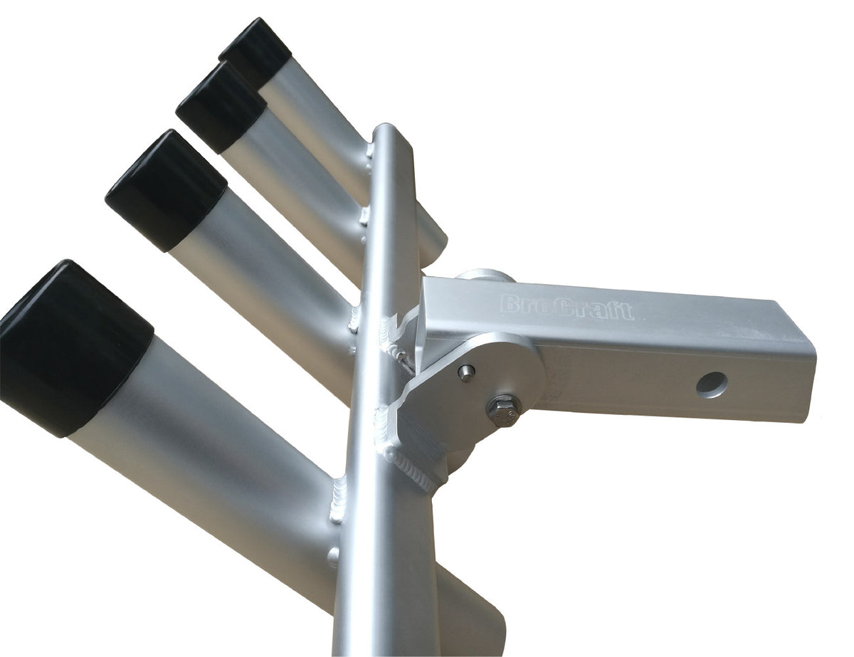 Brocraft Hitch Mount 6 Pole Rod Holder/Hitch Fishing Rod Holder/Truck