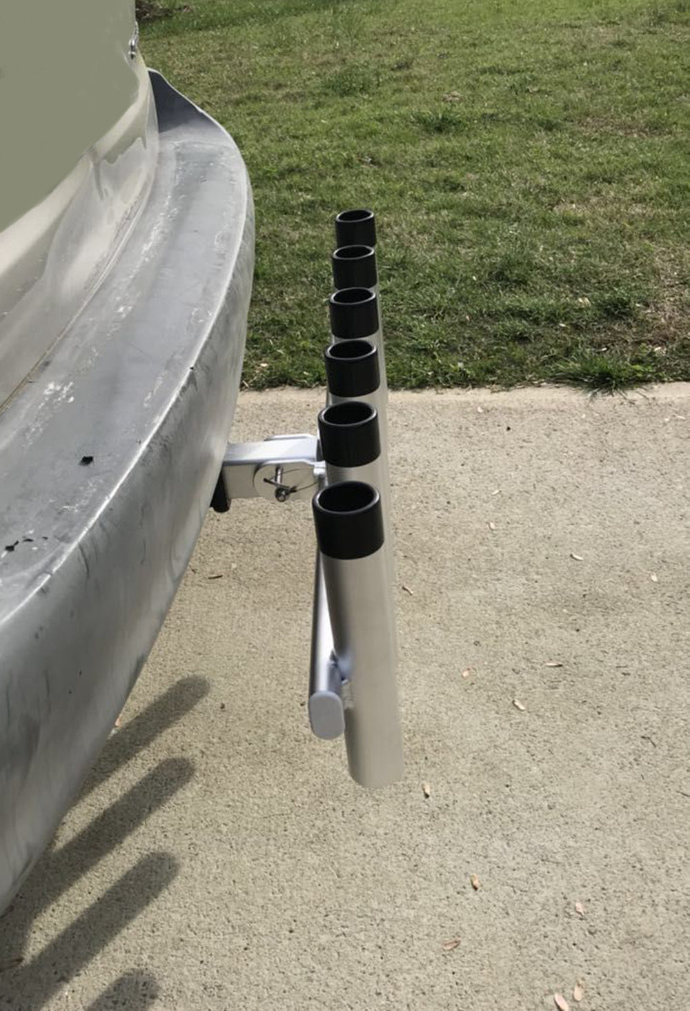 fishing rod holder for truck hitch Brocraft Mount 6 Pole Holder/Hitch Rod Holder/Truck Style:3000-C Hitch pin not included. Berkley Dime 15 Crankbait pfs:label-New