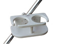 Brocraft Poly Drink Holder for 2 Drinks With Rail mount Bracket Kit ,Suction Cup,white