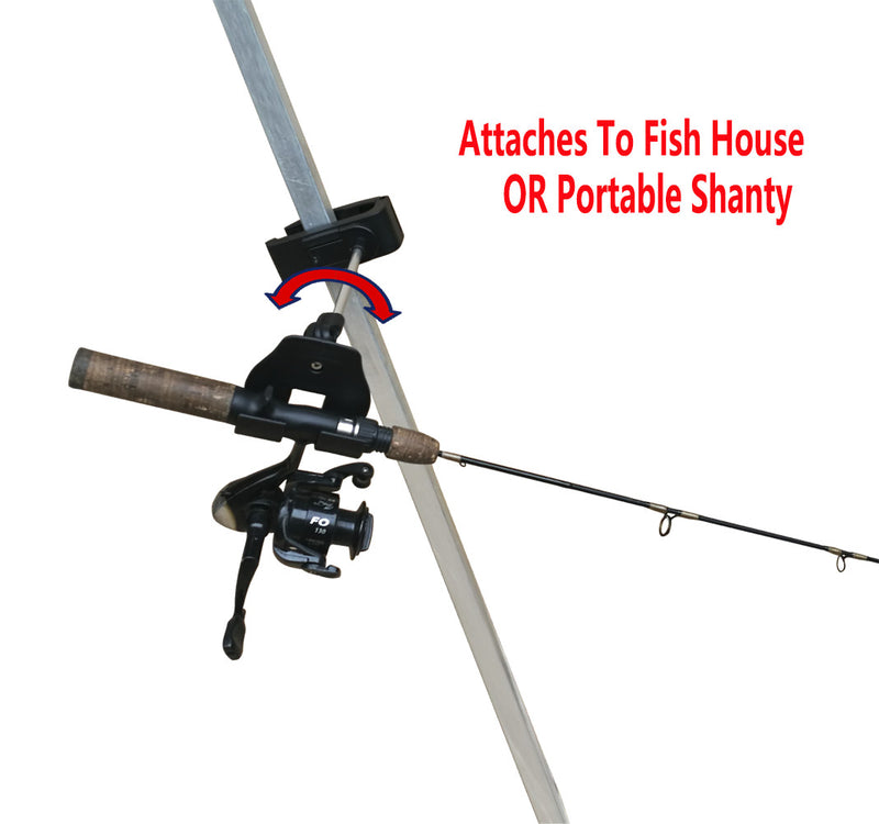 ice fishing rod holder for bucket Brocraft Ice Fishing Bucket Rod Holder/Ice Fishing House shanty tip Do