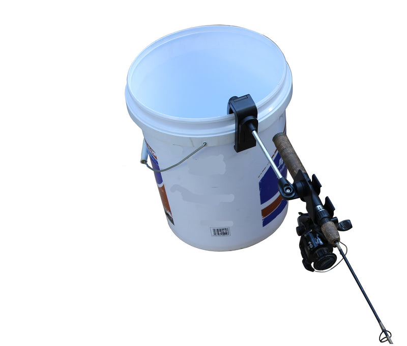 5 gallon bucket ice fishing rod holder Brocraft Ice Fishing Bucket Rod Holder/Ice Fishing House shanty tip Do