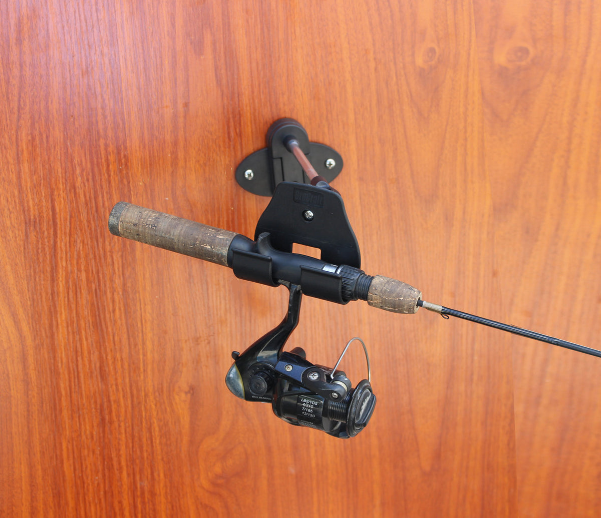 brocraft ice fishing rod holder Tip Up/Ice Fishing House Holder/Ice Fishing T Ruthless Bass Demolish Bird baitcasting-reel Color - Handle Position:Red - Left Handed