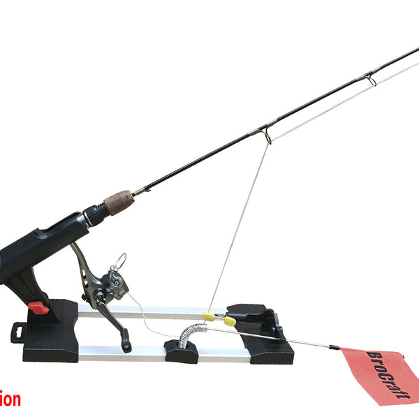 brocraft ice fishing stand rod holder Brocraft Ice Fishing Tip-Ups/Ice Fishing Rod Holder/Ice Fishing Tip Down/Ice  Fishing Rigger