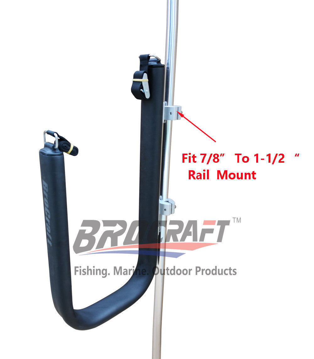 Brocraft SUP Board Rack for Boat Rail Mount/Paddleboard Rack for Boat
