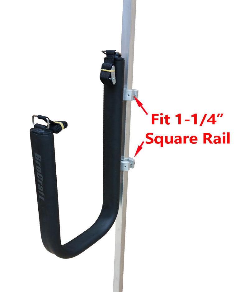 Brocraft SUP Board Rack for Boat Rail Mount/Paddleboard Rack for Boat Rail Mounted