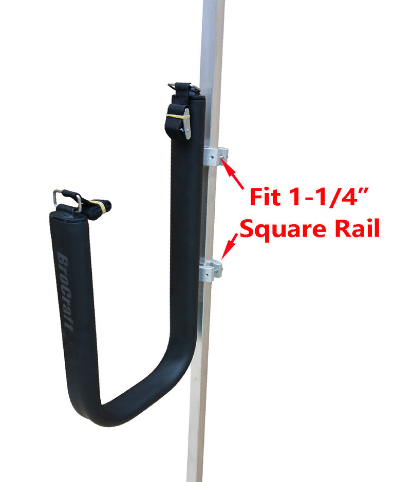 Brocraft SUP Board Rack for Boat Rail Mount/Paddleboard Rack for Boat