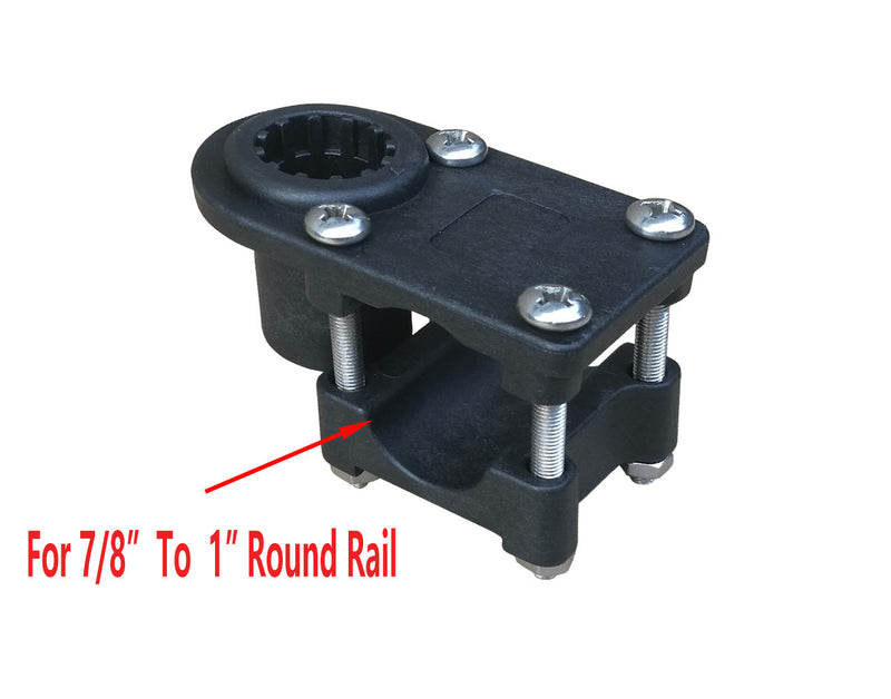 square rail fishing rod holder Brocraft Pontoon Boat Rod Holder/Fishing Rod Holder for Square/Rail Mount