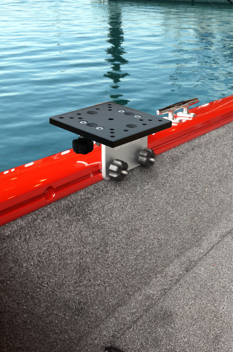 Brocraft Universal Aluminum Downrigger Bracket for Tracker Boat Versat