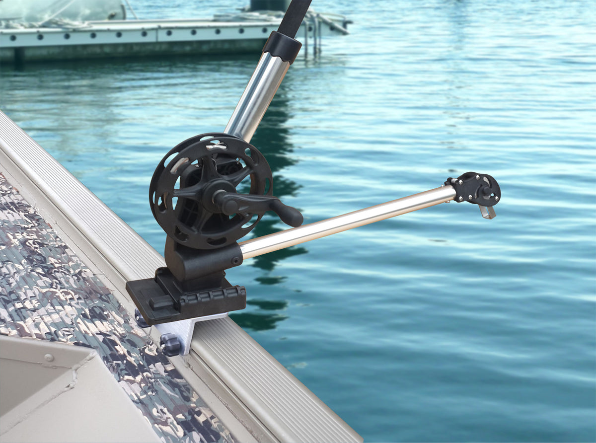 Pontoon Boat Downrigger Mounts For Aluminum Boats Brocraft