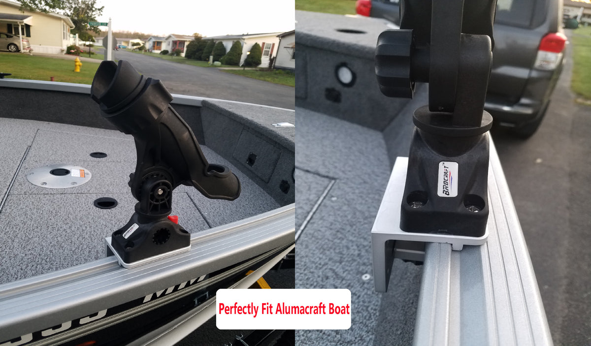 Brocraft Alumacraft Boats AlumaTrac mounting System Fish Rod Holder