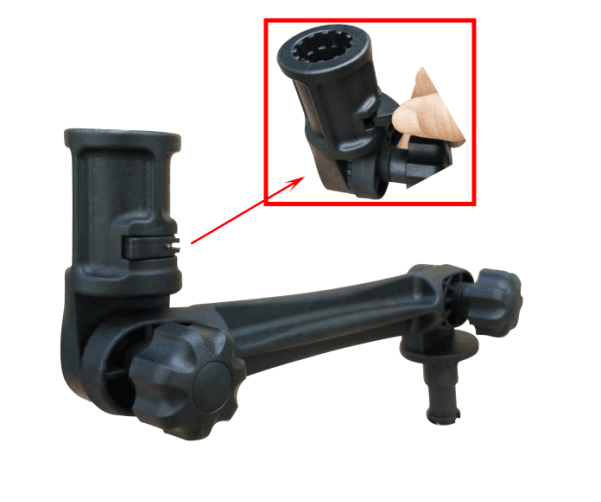 Brocraft Kayak Extended Adapter/Extended Quick Release Gear Head Adapter