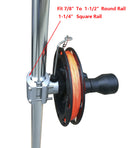 Brocraft Rail Mount Manual Planer Reel/Rail Mount Reel/Rail Mount Teaser Reel/Planer Downrigger