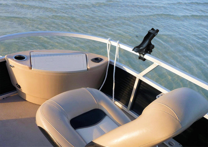 fishing rod holders for pontoon boats Brocraft Pontoon Boat Rod Holder/Fishing Rod Holder for Square/Rail Mount