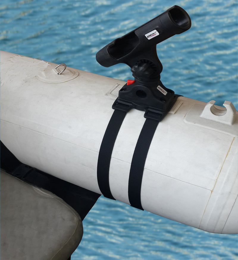 Brocraft Float Tube OR Pontoon Boat Rod Holder/Float Tube Fly Rod Holder