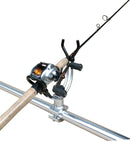 Brocraft Aluminum Rail Mount Clamp on Rod Holder/Pontoon Boat Square Mount Rod Holder