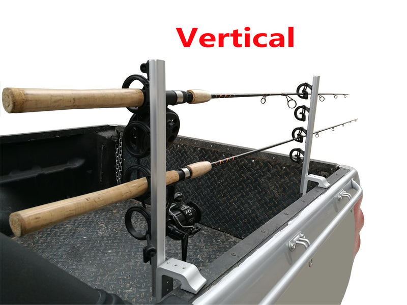 Brocraft Aluminum Clamp on Rod Holder for Truck or Boat/Truck Bed Rod Brocraft Aluminum Clamp on Rod Holder for Truck or Boat/Truck Bed Rod