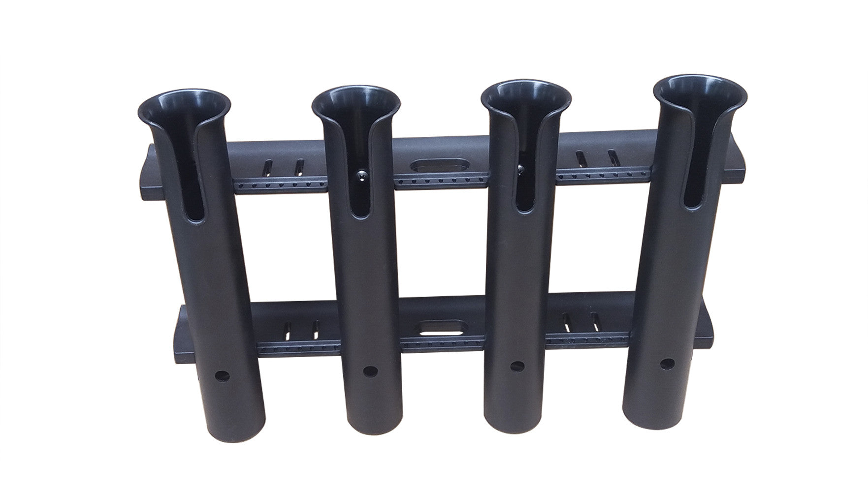 Brocraft Tackle Rack Fishing Rod Holder/Boat Rod Rack (4-Rod Poly Blac