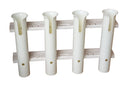 Brocraft Tackle Rack Fishing Rod Holder 4-Rod White