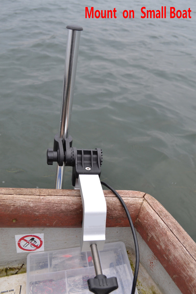 fish finder transducer mounting accessories portable Brocraft Universal Portable Transducer Bracket + Fishfinder Mount