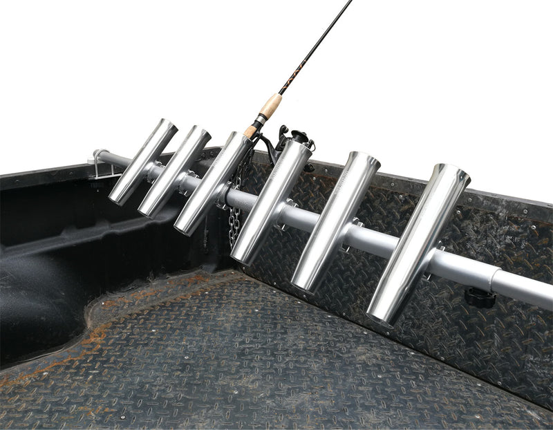 Quick-Release Fishing Rod Holder For Truck Beds – Holds 4 Rods, Fits Most Trucks With Tonneau
