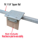 Brocraft Aluminum Universal Square/Round Rail Downrigger Mount