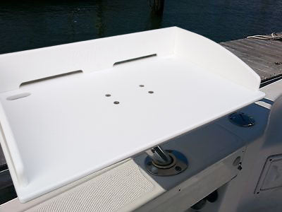 Brocraft Boat Bait Table/Boat Fillet Table/Boat Cutting Board for Rod Holder Mount