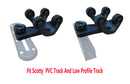 Brocraft Kayak Track Mount Paddle Holder/Kayak Track Paddle Clip/Paddle Holder Clips for Kayak