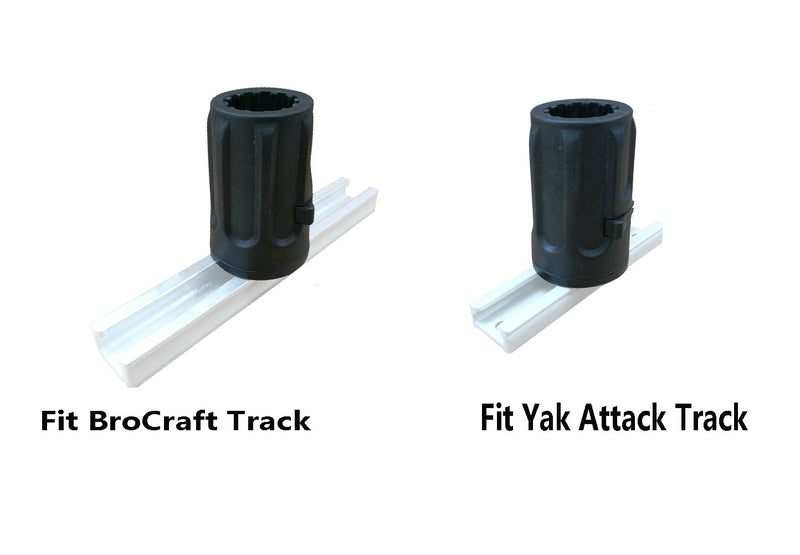 Brocraft Anchor Lock System with Fishing Kayak Track Adaptor/Kayak Track Anchor System