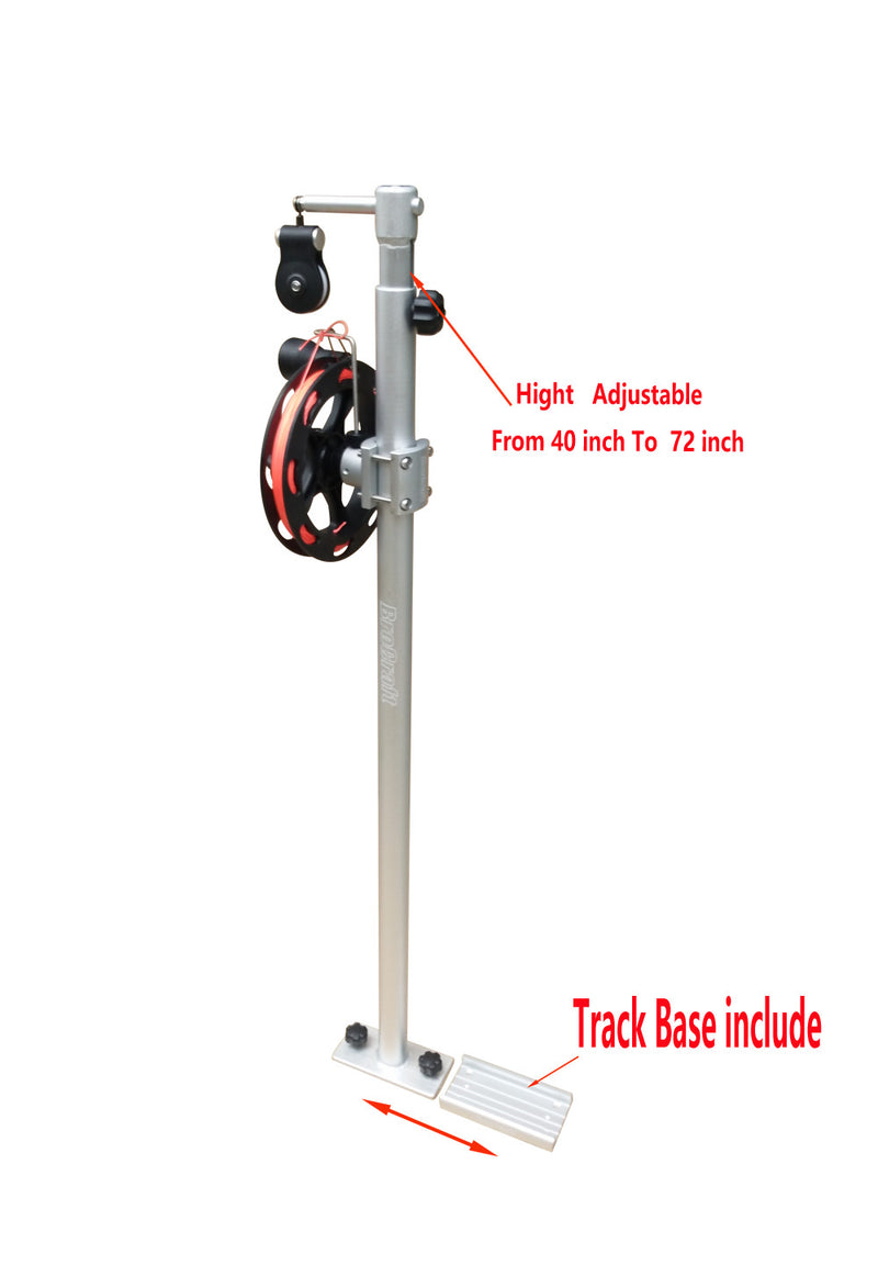 Brocraft Single Reel Planer Board Adjustable Mast System/Single Planer Reel Board System
