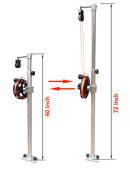 Brocraft Single Reel Planer Board Adjustable Mast System/Single Planer Reel Board System
