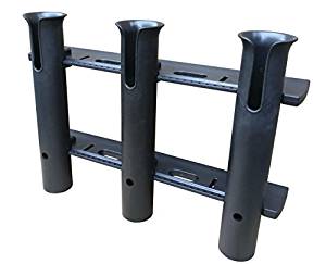 Brocraft Tackle Rack Fishing Rod Holder 3-Rod -Black